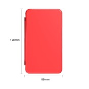 PGRTYOF SDカード ケース 40枚収納 （SD*20枚＋microSD*20枚）SDメモリーカードケース 、 SDカード収納ケース メモリーカードケース 、防水 防塵 耐衝撃 SD SDHC SDXC TFカード収納 (赤)