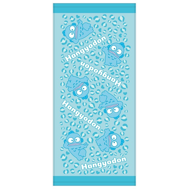 サンリオヒョウ柄フェイスタオル ハンギョドン(4010466)