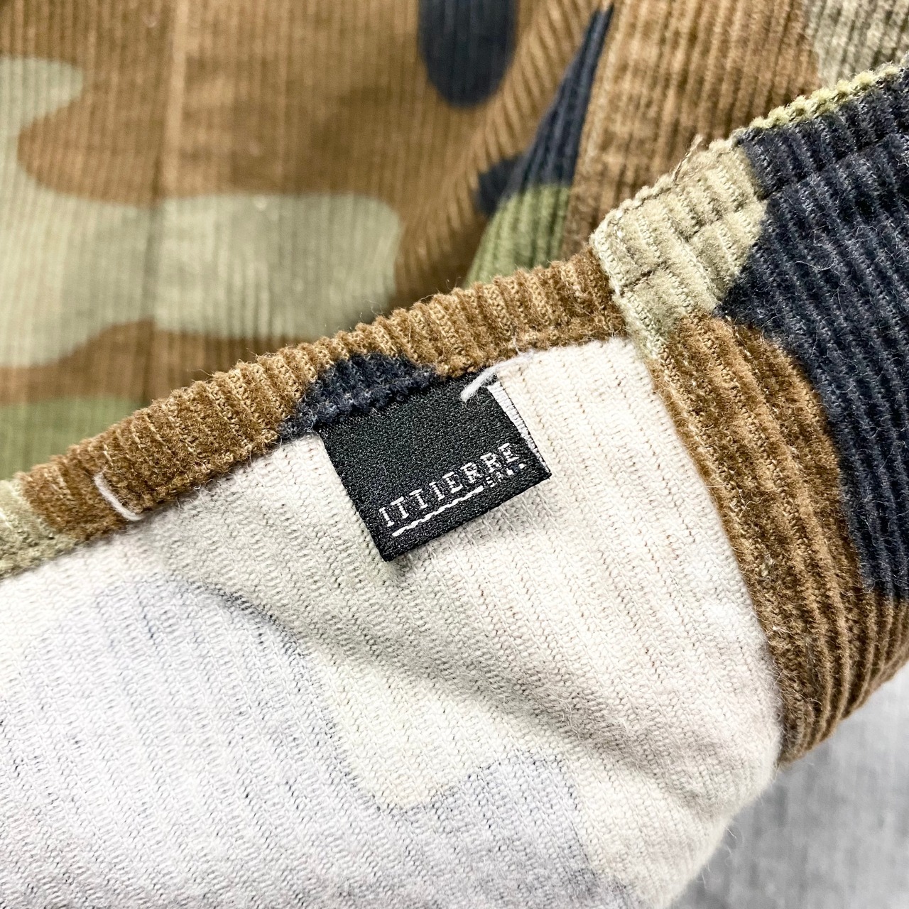 D&G S/S camouflage print corduroy shirt