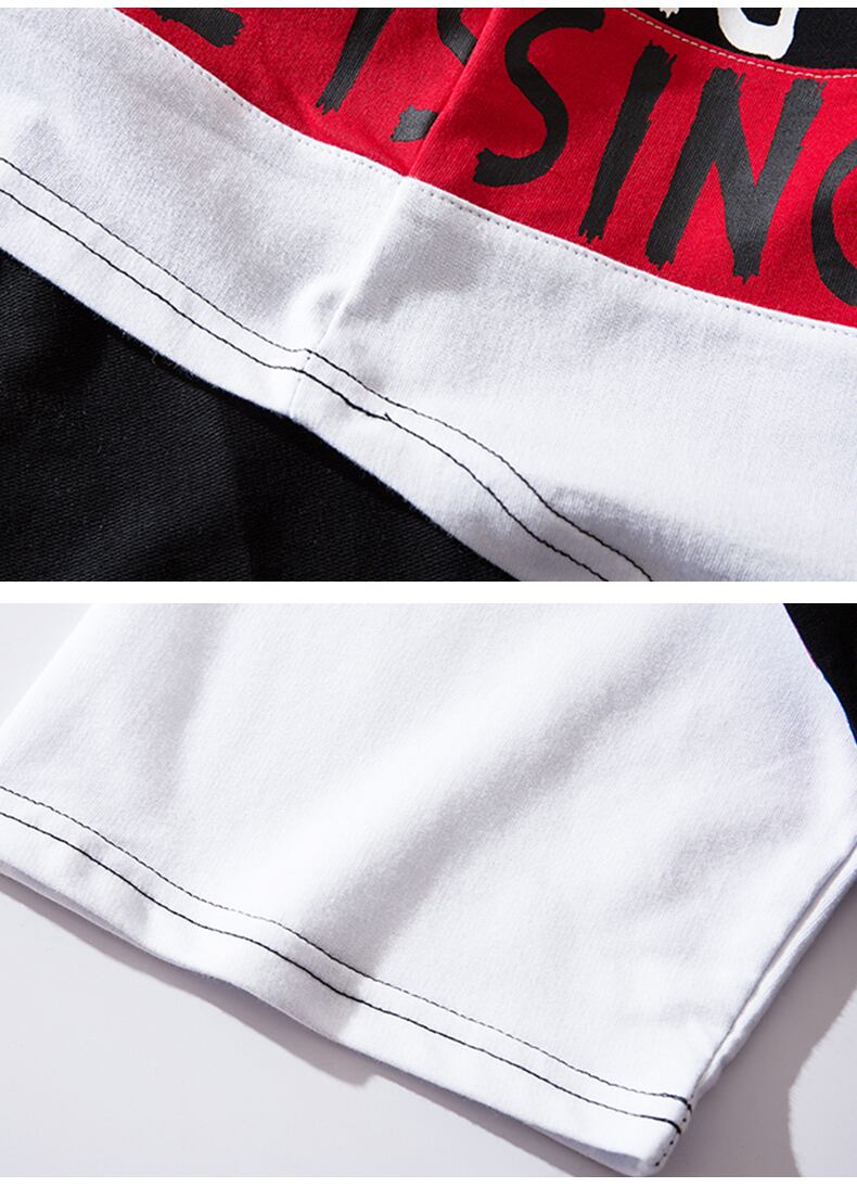 全2色 Tシャツ カットソー プリント カジュアル ストリート 