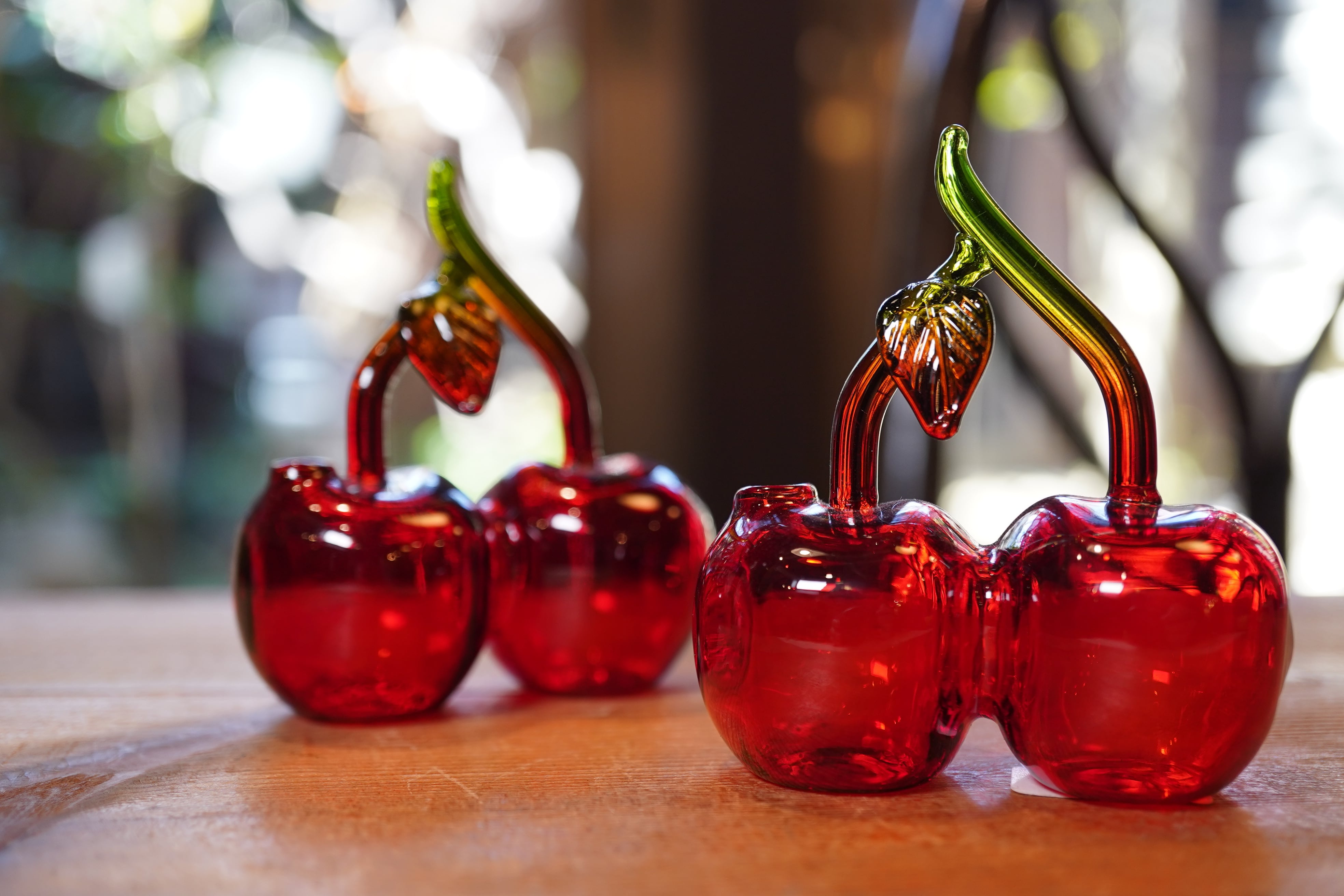 フルーツグラスベース 一輪挿し <チェリー>