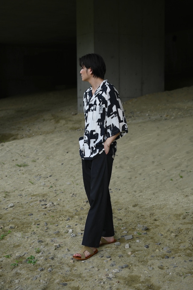 m's braque / RAGLAN-SLEEVE ALOHA SHIRT (Modern art paint)