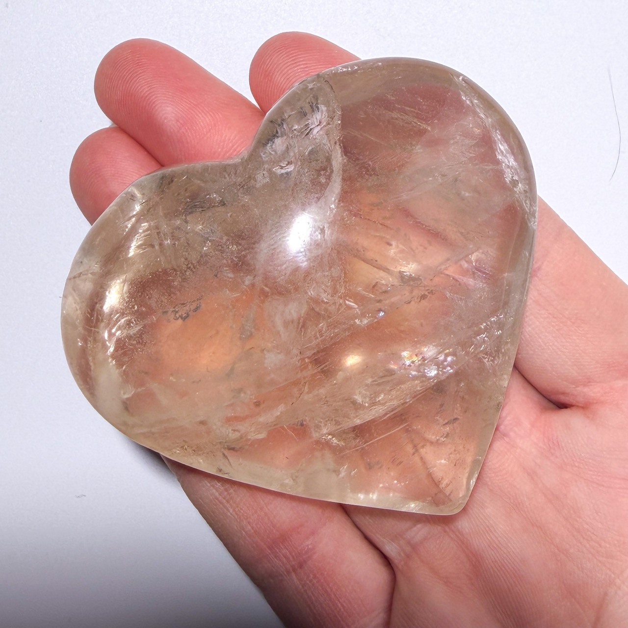 ナチュラルシトリン ハート ＊ Citrine ＊ 天然石