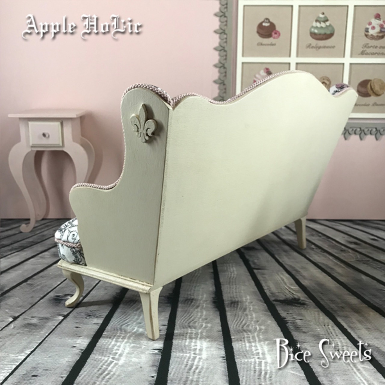 ドール チェア L　Bice Sweets・ビーチェ スイーツ】 1/6 二人掛け