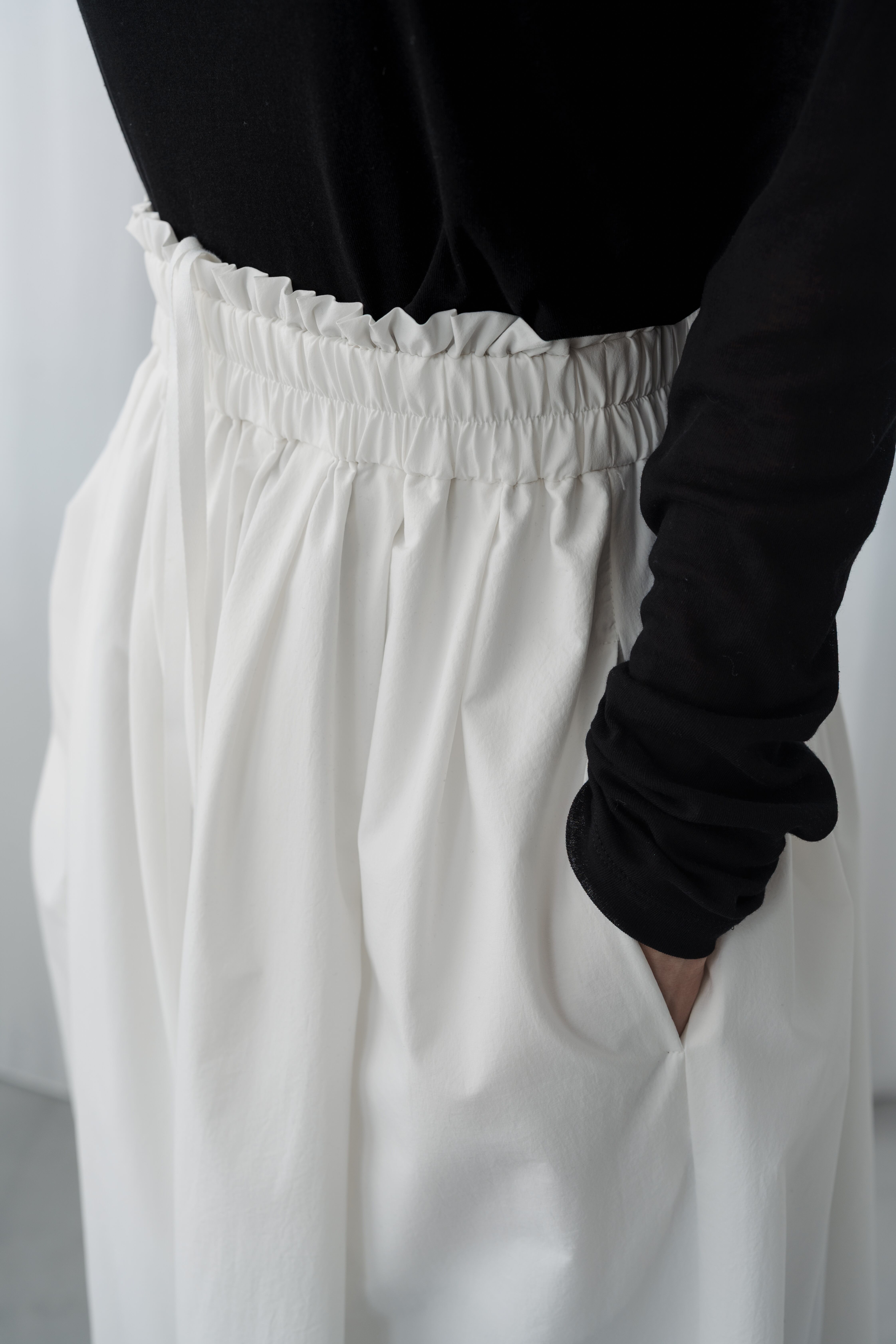 sheer balloon pants(white)ご注文から一週間前後で発送 | roughlow