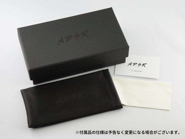 A.D.S.R. サングラス JASON 01a Lt.Gray 52サイズ ヘキサゴン スクエア 多角形 ジェイソン ADSR エーディーエスアール 正規品-2枚目