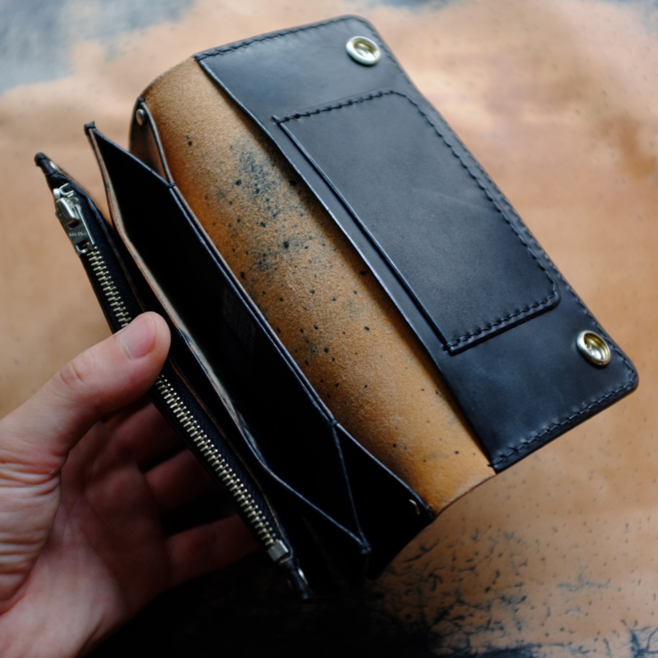 トラッカーウォレット 参 GUIDI CULATTA CAVALLO 参層式 在庫品】トラッカーウォレット 参 GUIDI CULATTA CAVALLO 参層式