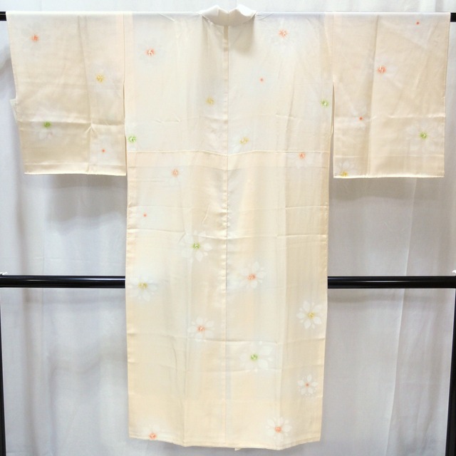 着物・襦袢・花・正絹・No.200701-0169・梱包サイズ80