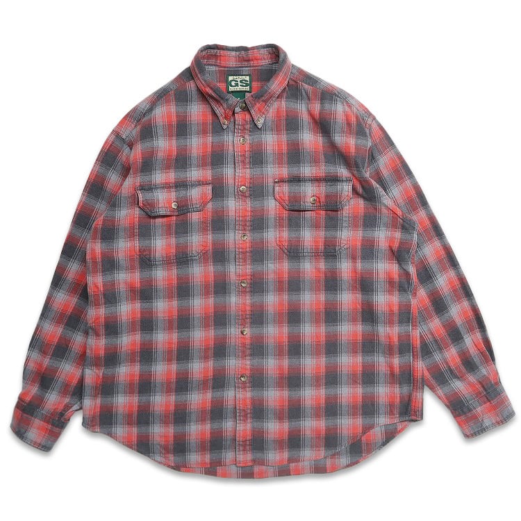 古着 Qanden Mountain GS GUIDE SERIES 長袖シャツ ネルシャツ