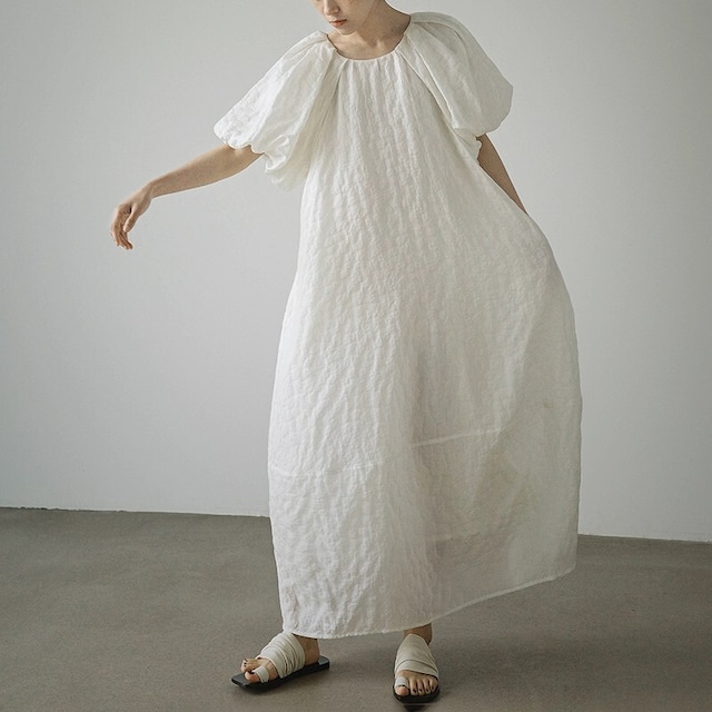 Simple Elegant Puff Sleeve ワンピース [26010433]