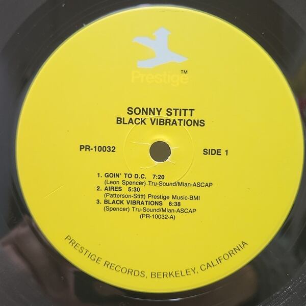 Sonny Stitt / Black Vibrations [PR 10032, PR-10032] - 画像3