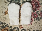 お人形用の白いミトン 画像7