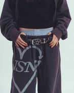 nsn logo sweat pants -gray-