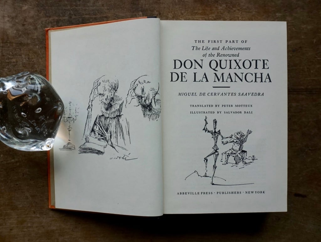 絶版洋古書】サルバドール・ダリの挿画 ドン・キホーテとデ・ラ 絶版洋古書】サルバドール・ダリの挿画 ドン・キホーテとデ・ラ