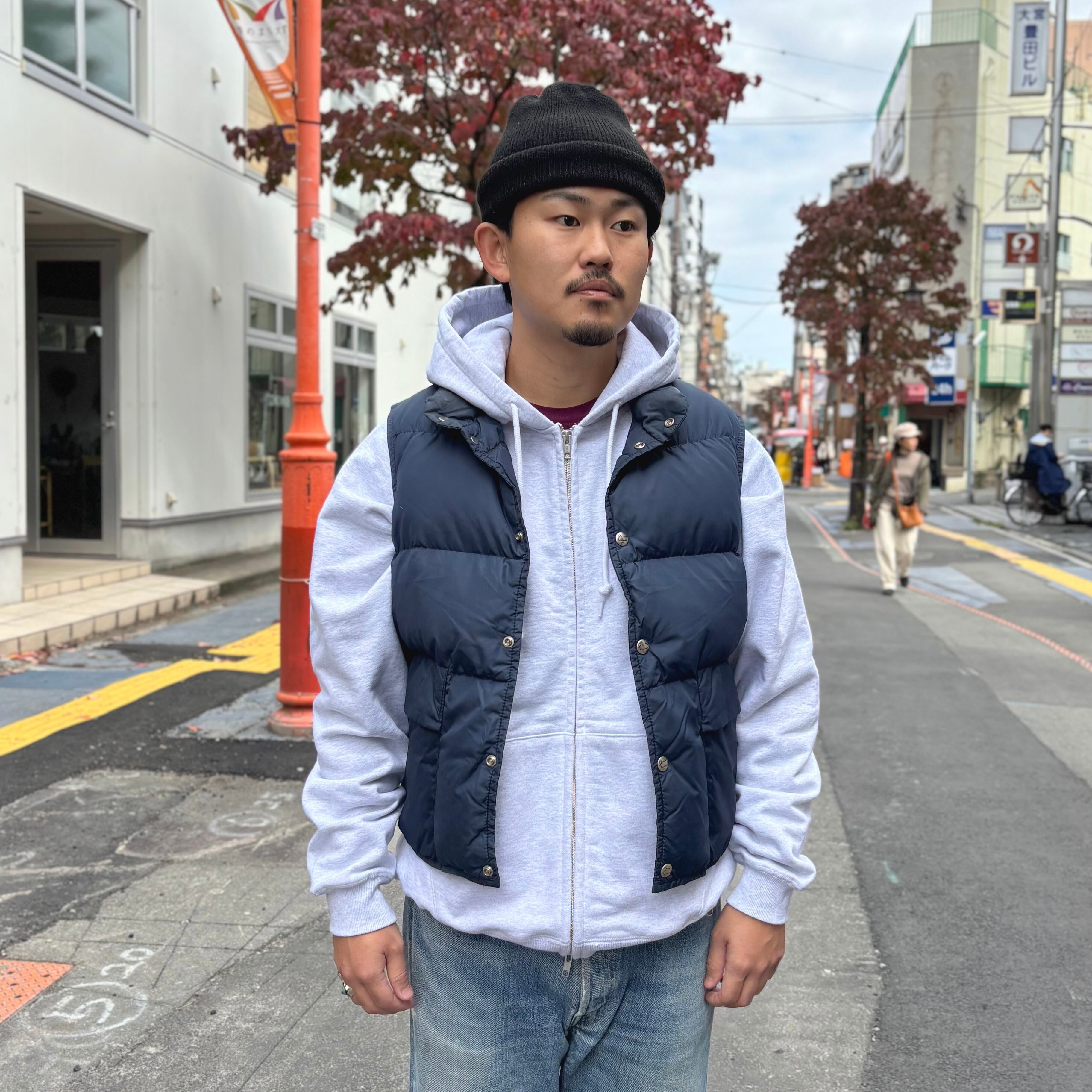 80's Woolrich Down Vest M / ウールリッチ ダウンベスト 古着