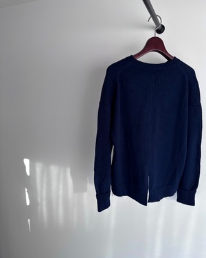 CÉLINE by Phoebe philo　BACK SLIT KNIT PULLOVER