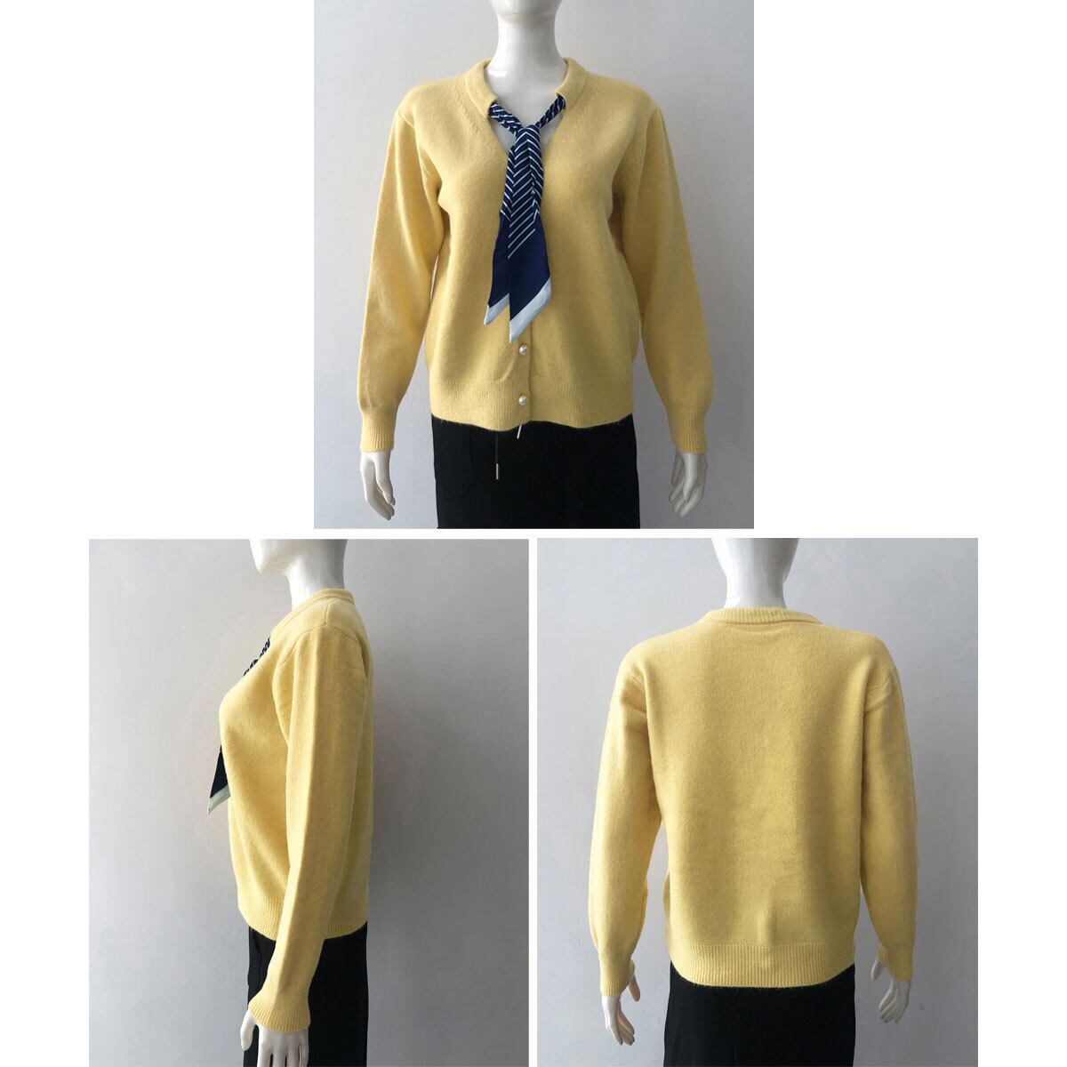 ボウタイ ニット 長袖 レディース 秋冬 韓国 きれいめ 大人 かわいい おしゃれ カジュアル 通勤 OL ビジネス オフィス ゆったり ニットカーディガン 大人可愛い 大人女子