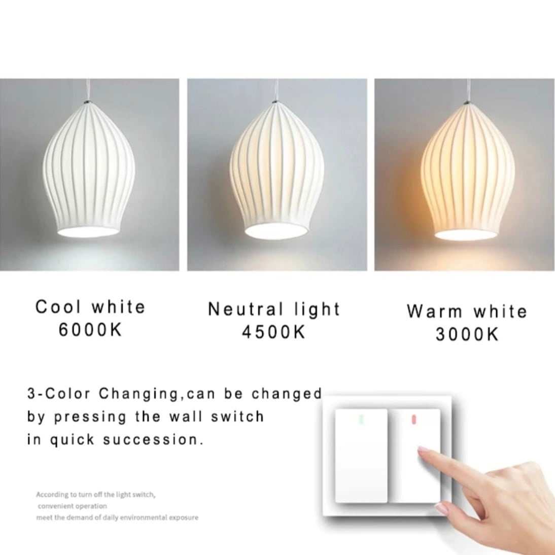 チューリップ型ライト/Tulip Pendant Light LT073 | WABI modern interior