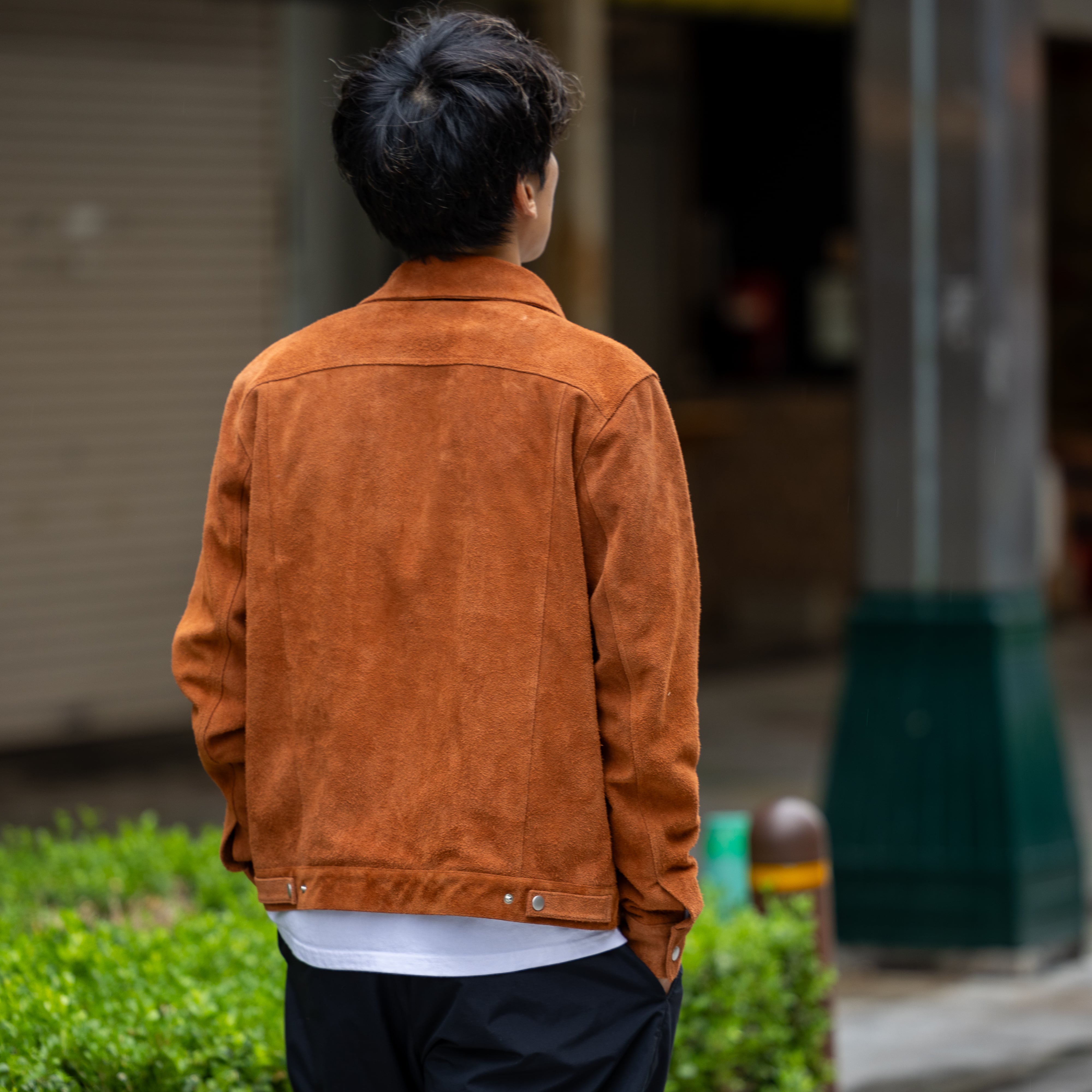  スウェードジャケット　sizeS 30代以上のための「上質