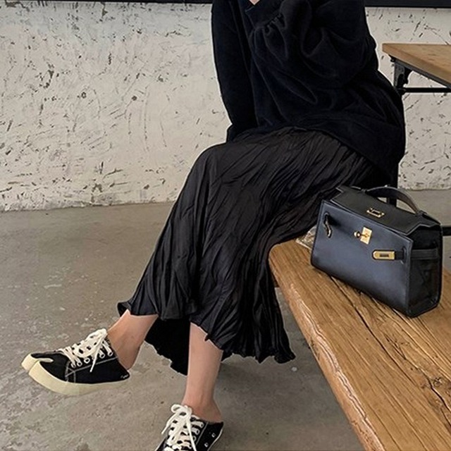 wrinkled skirt　10063