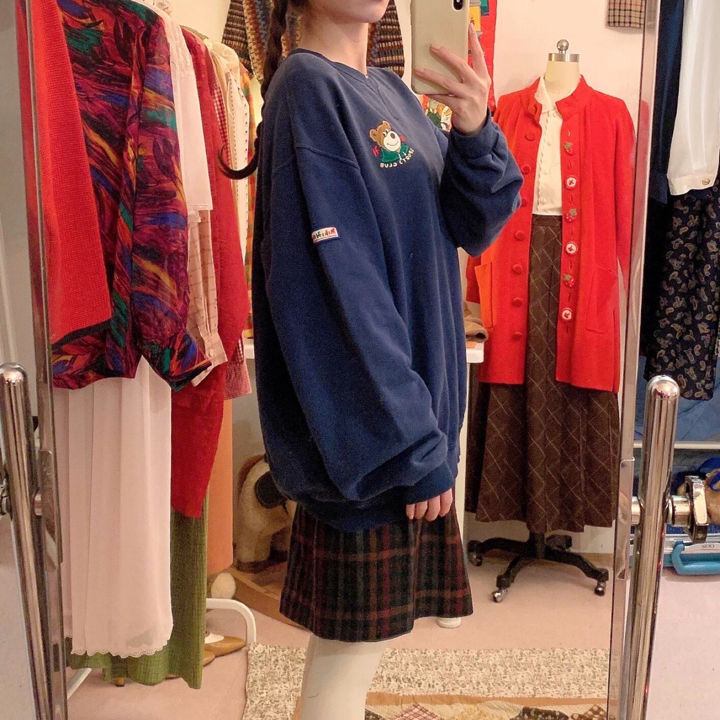 MIKIHOUSE / bear wappen sweat