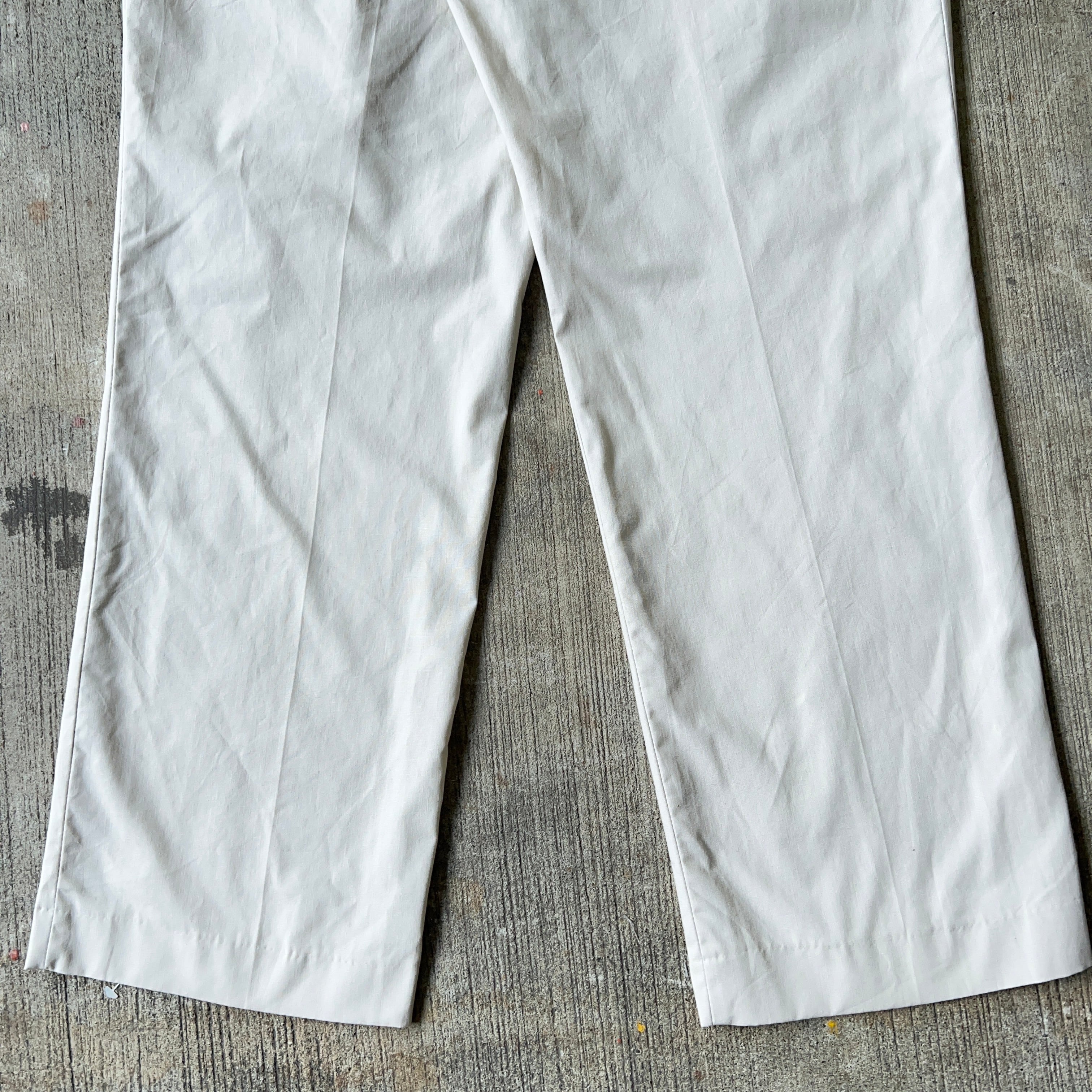 HAGGAR CASUALS” WHITE SLACKS W36 BEIGE USA製 ハガー スラックス 2タック 白パン【3000円均一商品】【2点以上の購入で1000円OFF】【TH0088】 | 【公式】Thrift Tokyo & TAROCK 古着・ヴィンテージ通販 HAGGAR CASUALS” WHITE SLACKS W36 BEIGE USA製 ハガー スラックス 2タック 白パン【3000円均一商品】【2点以上の購入で1000円OFF】【TH0088】 | 【公式】Thrift Tokyo & TAROCK 古着・ヴィンテージ通販