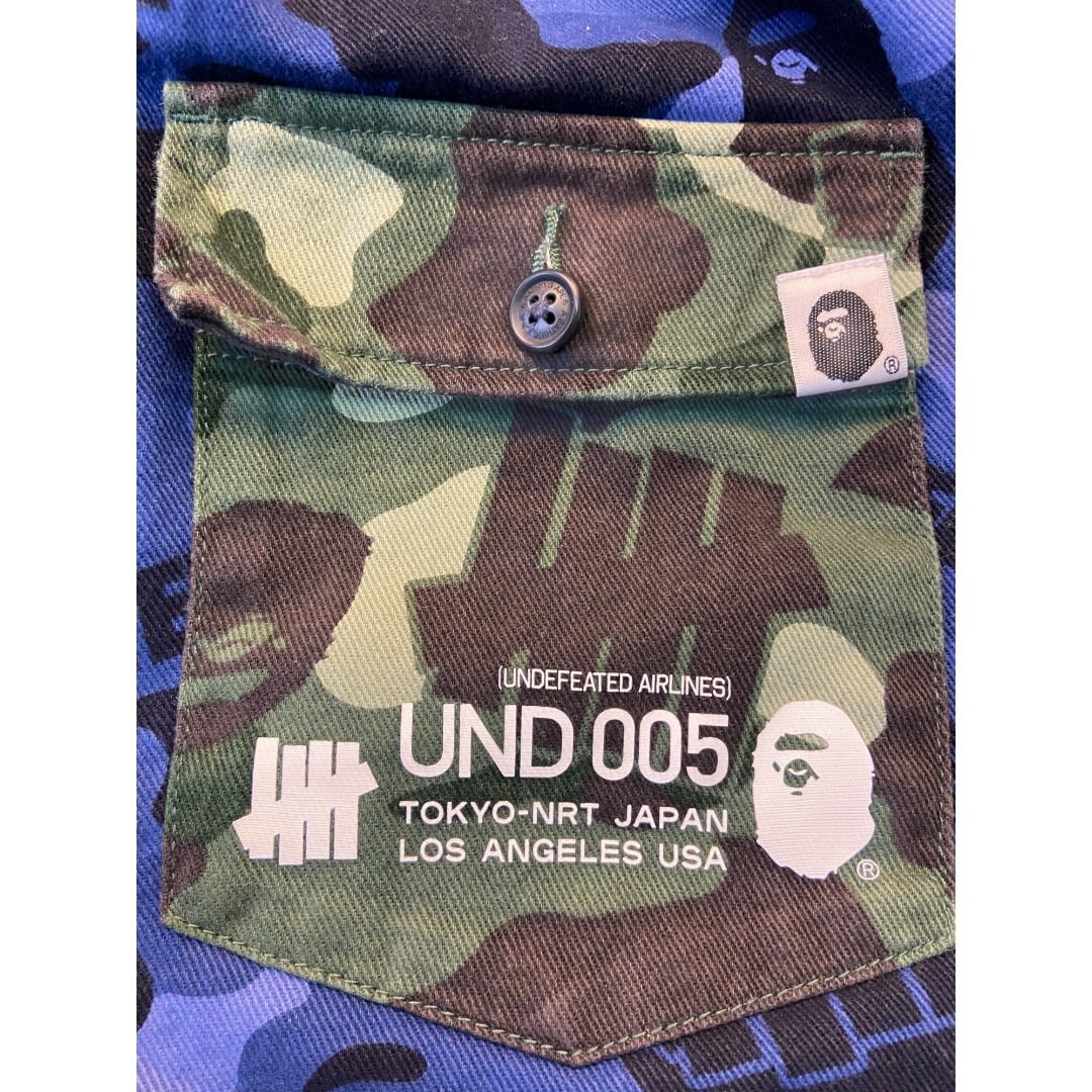 UNDEFEATED APE カモフラージュパンツ A BATHING APE × UNDEFEATED】エイプ × アンディフィーテッドコラボ
