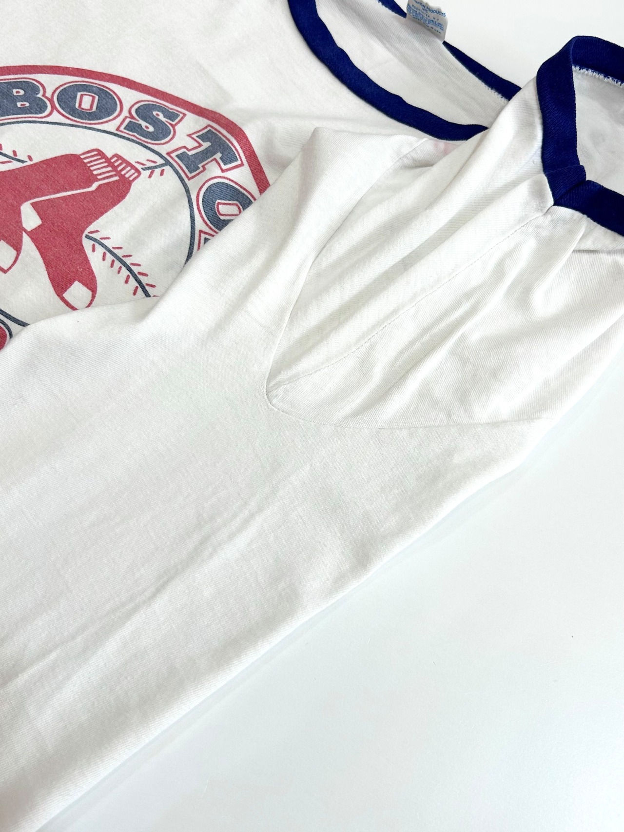 70s Champion "BOSTON RED SOX" Ringer Tee MADE IN USA Size XL