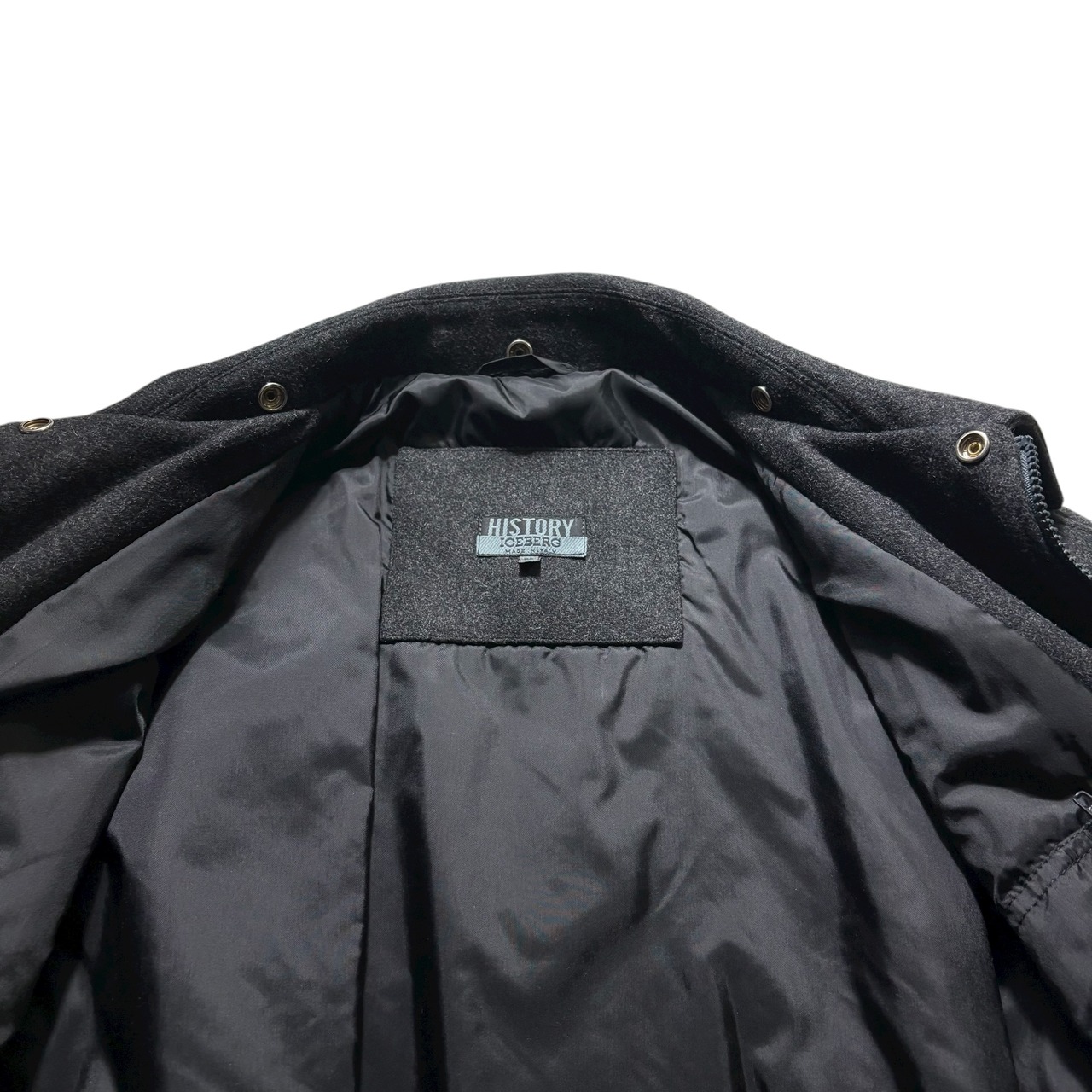 vintage ICEBERG knit sleeves wool blouson “Pluto”