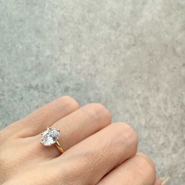 【No.34】ONE STONE Ring