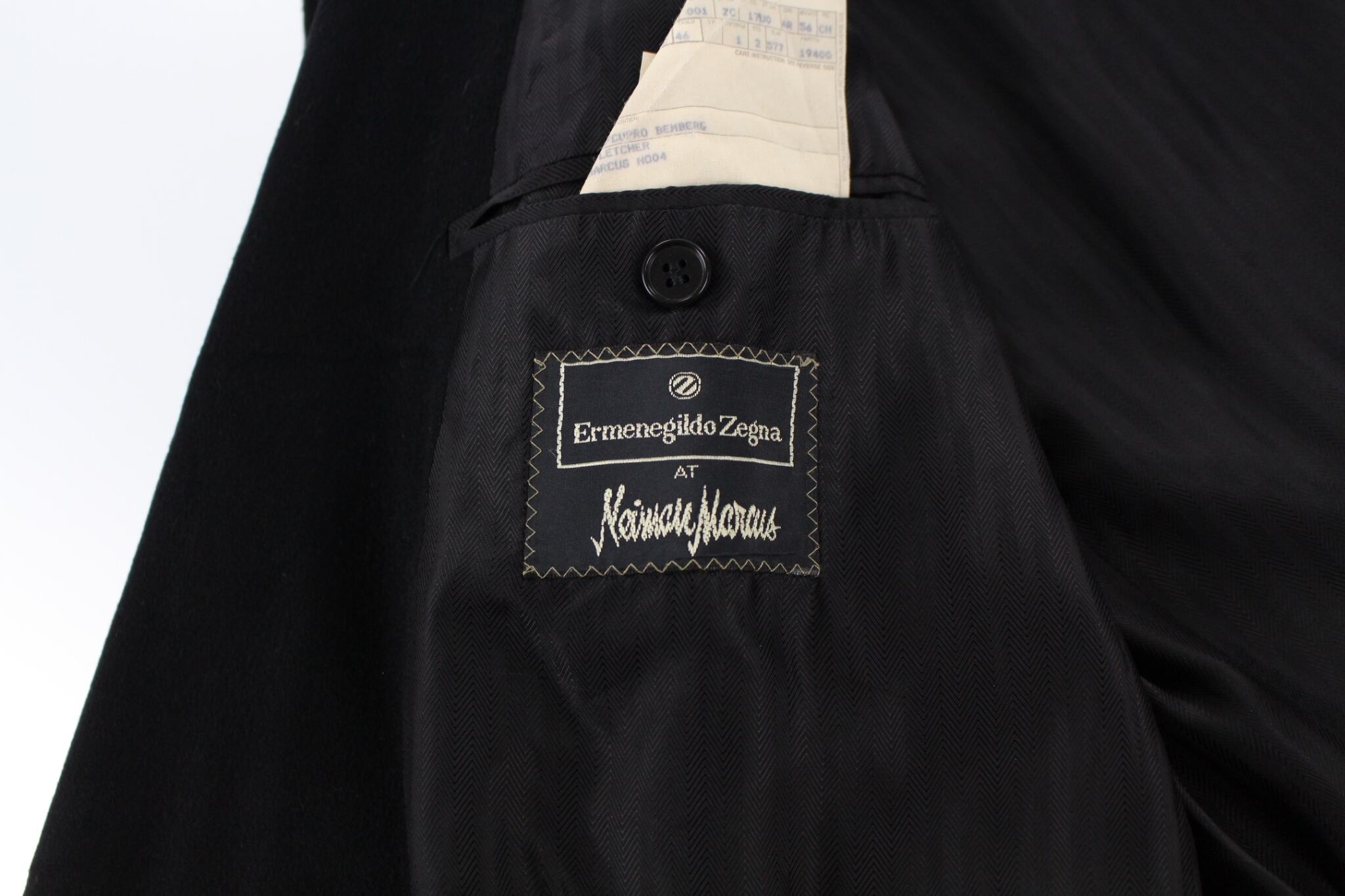 fear of god Zegna 黒 チェスターコート 46