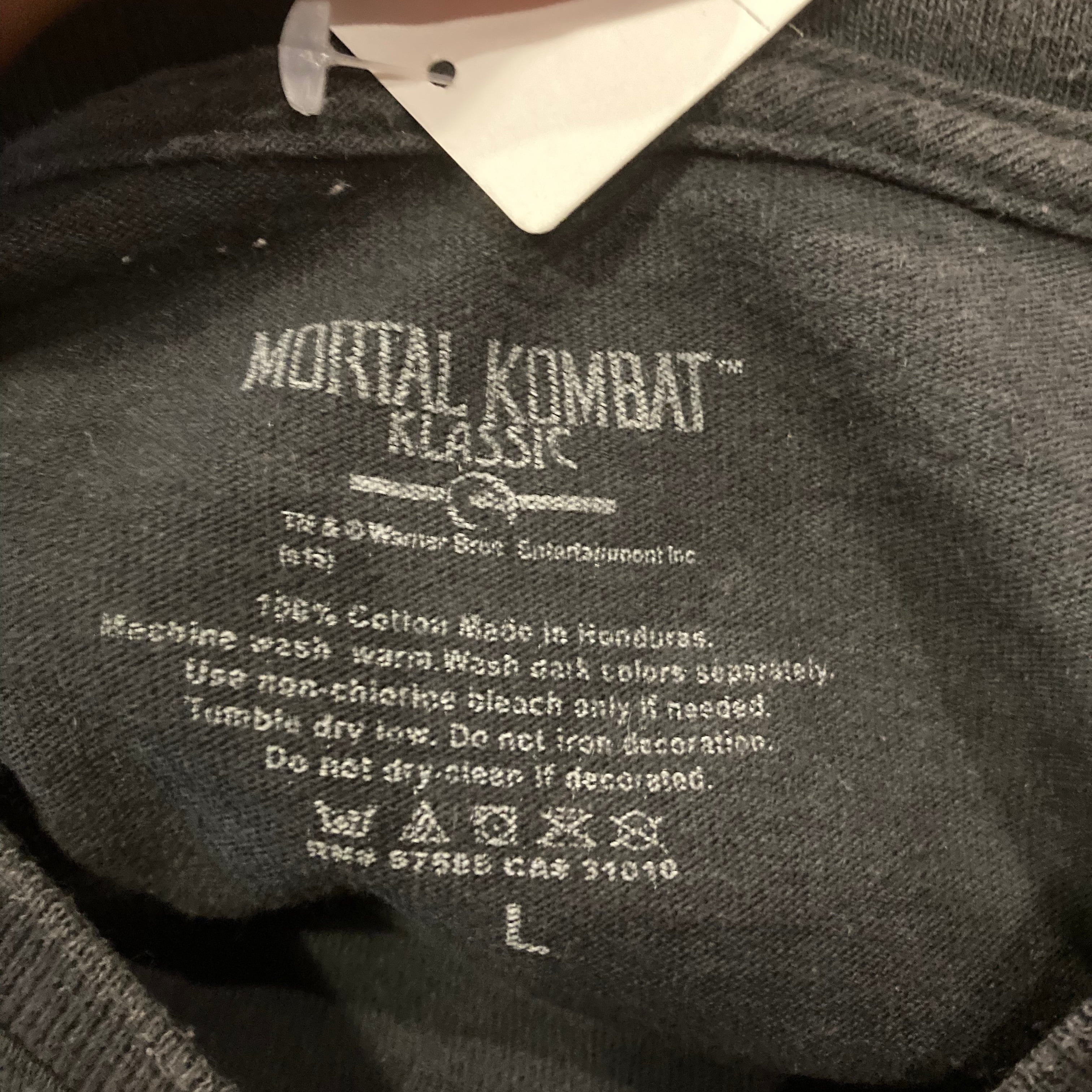 モータルコンバット Tシャツ L モーコン Mortal Kombat ゲーム