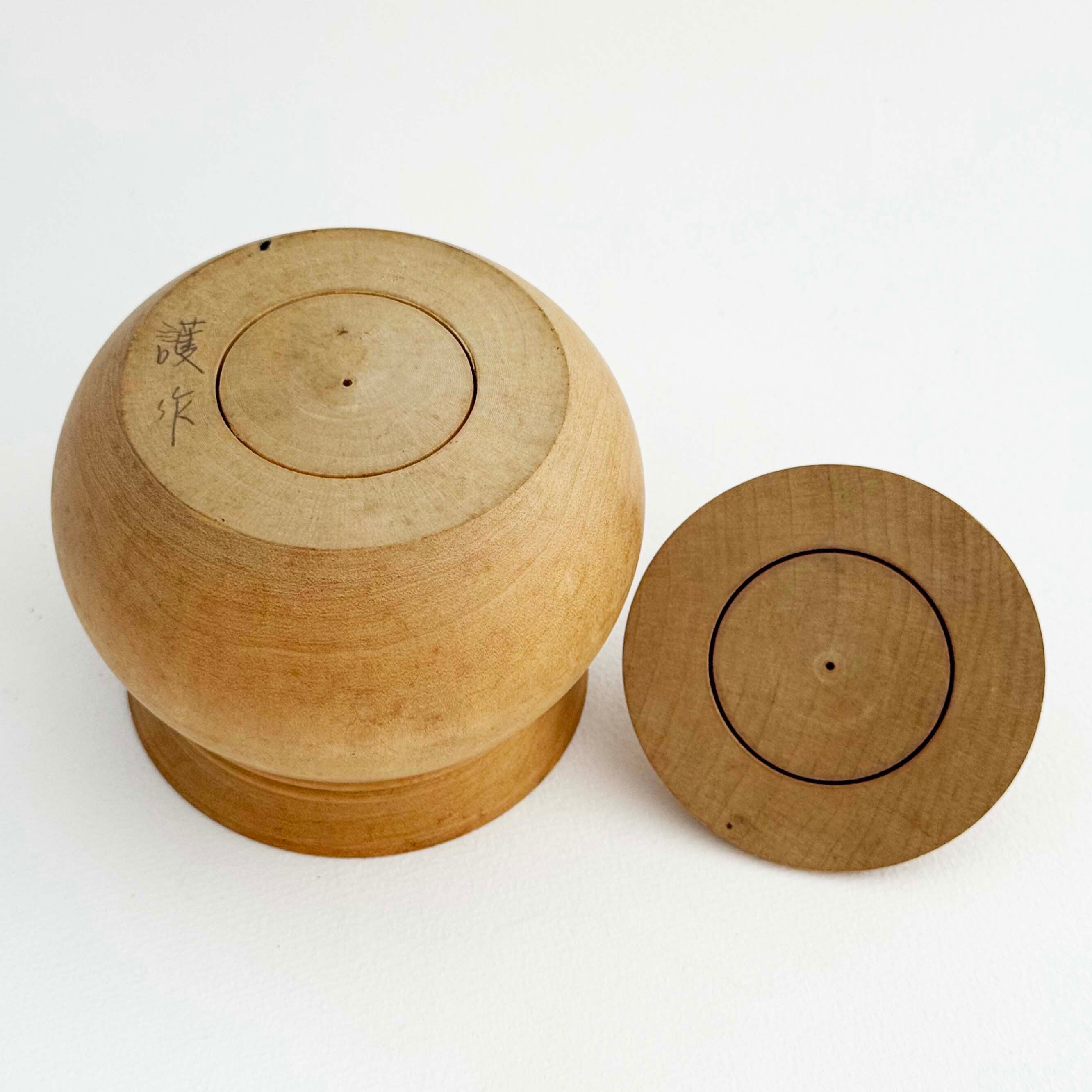 ヴィンテージ 蓋付入れ物（遠刈田系 / 佐藤護工人）