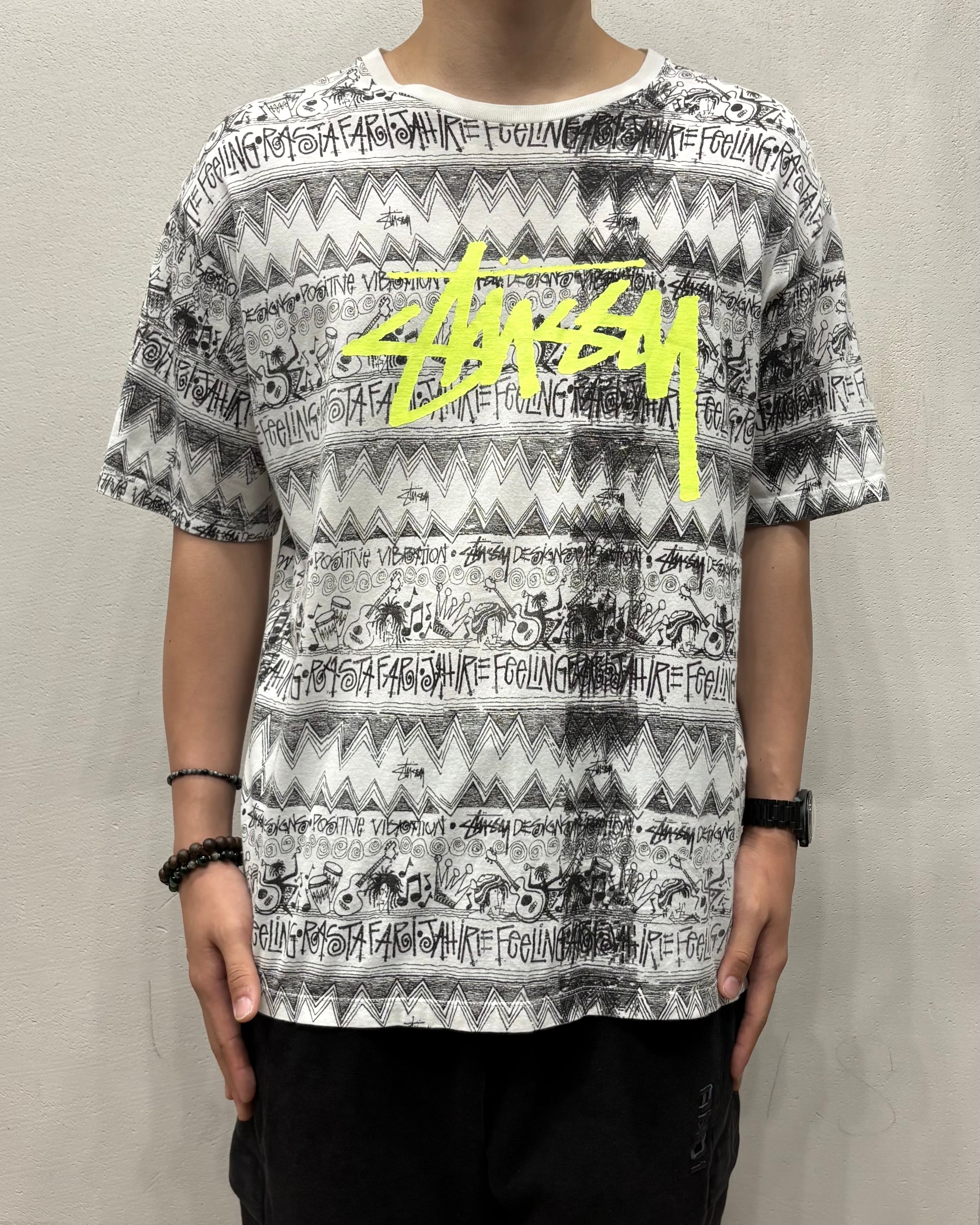 00's old stussy × RESONATE GOOD ENOUGH Tom Tom Tee “総柄
