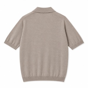 ★定価39,900円・新品未使用★ジョンスメドレー CISIS シーアイシス メリノ×シーアイランド ニットポロシャツ ライトトープ　サイズS, M