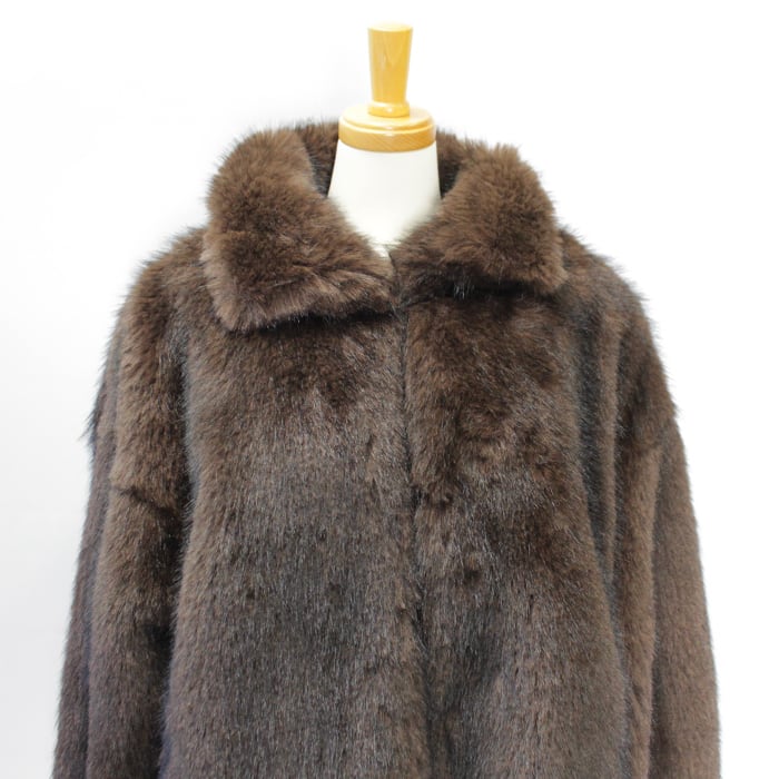 RIM.ARK リムアーク High collar faux fur jacket 460IAL30-0201