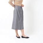 無地T/Rウエストダーツナロースカート