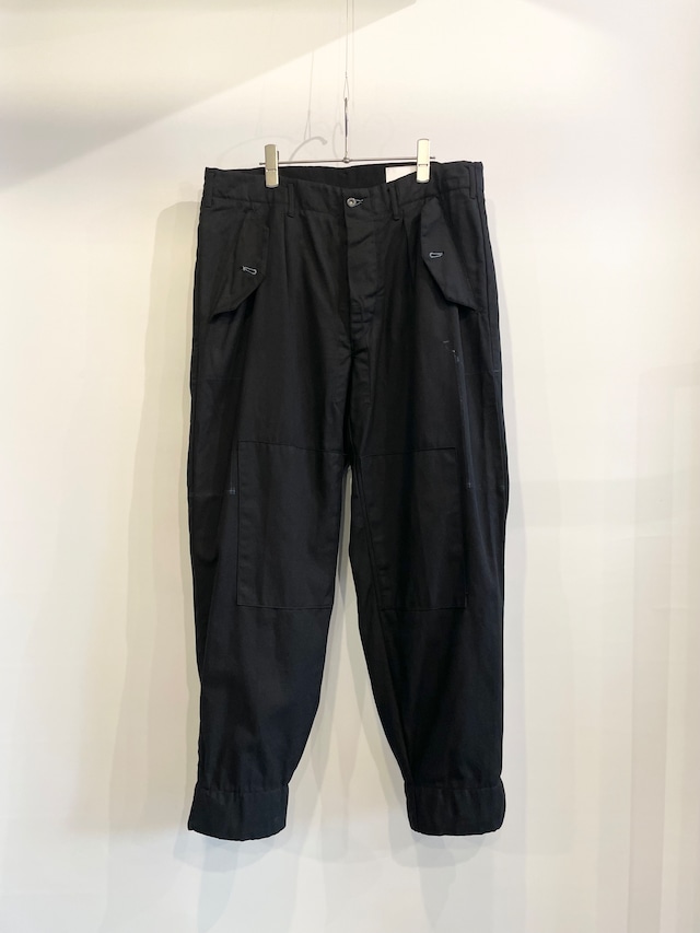 TrAnsference replaced Swedish army pants - complete black garment dyed