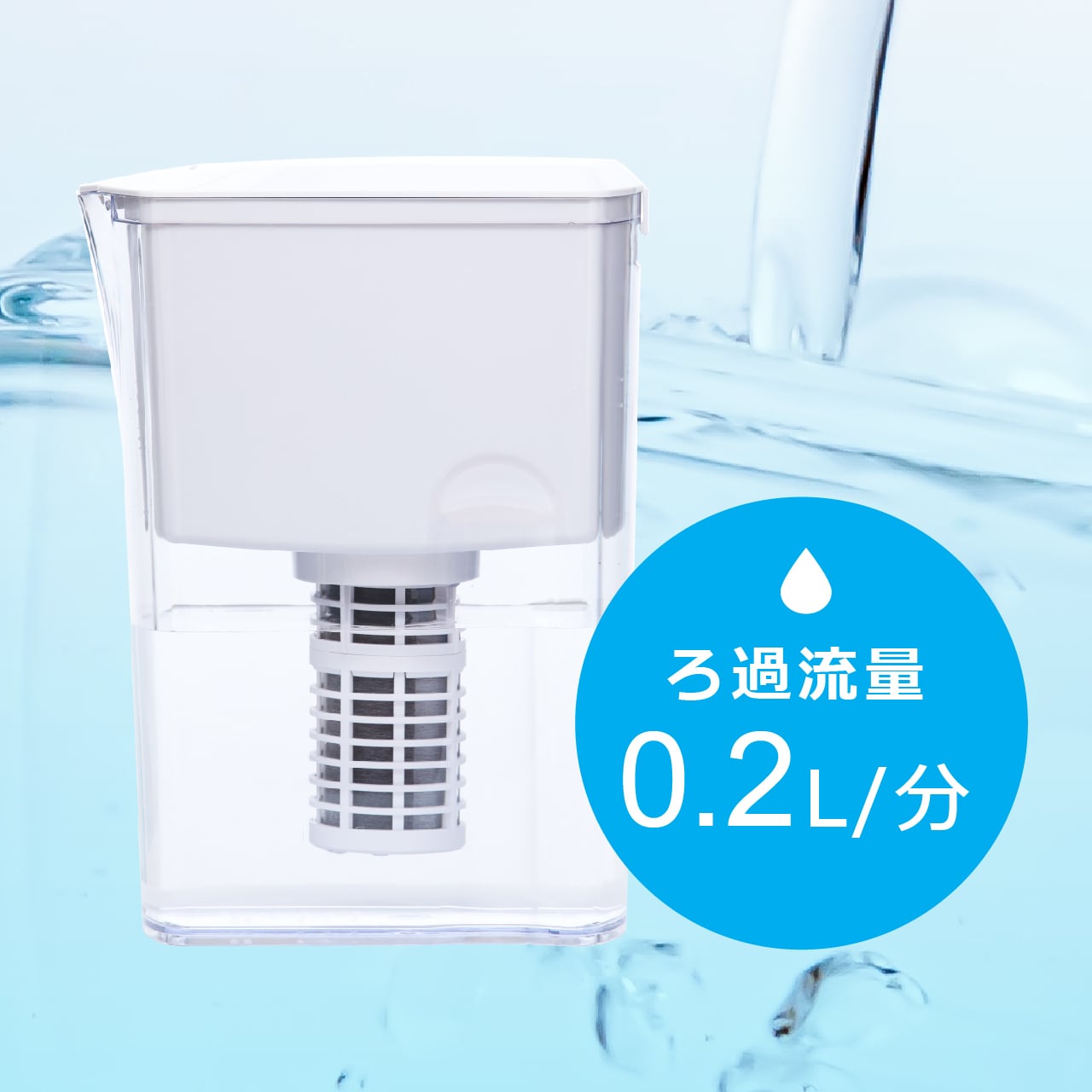 シリカ水浄水器 Welvina ウェルビナ ピッチャータイプ 専用