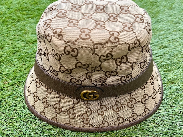 GUCCI GG CANVAS BUCKET HAT 58cm 42657