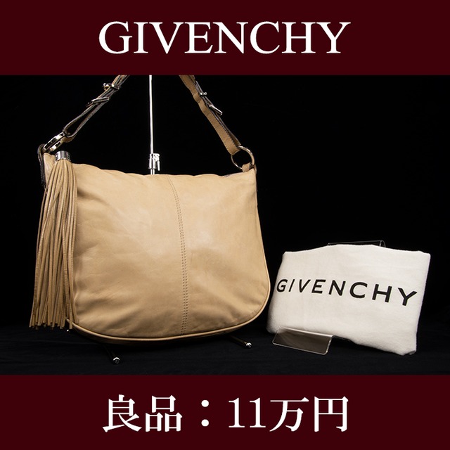 【全額返金保証・送料無料・良品】GIVENCHY・ジバンシィ・ショルダーバッグ(人気・高級・珍しい・タッセル・セレブ・鞄・バック・E166)