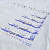 94's Boeing airplane print tee