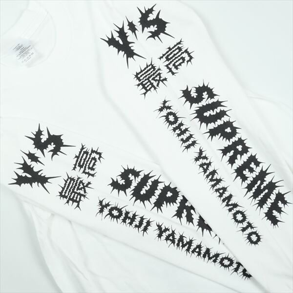 Supreme Yohji Yamamoto ロンT 白 XL Supreme Yohji Yamamoto ロンT 白 XL Official Look: Supreme x
