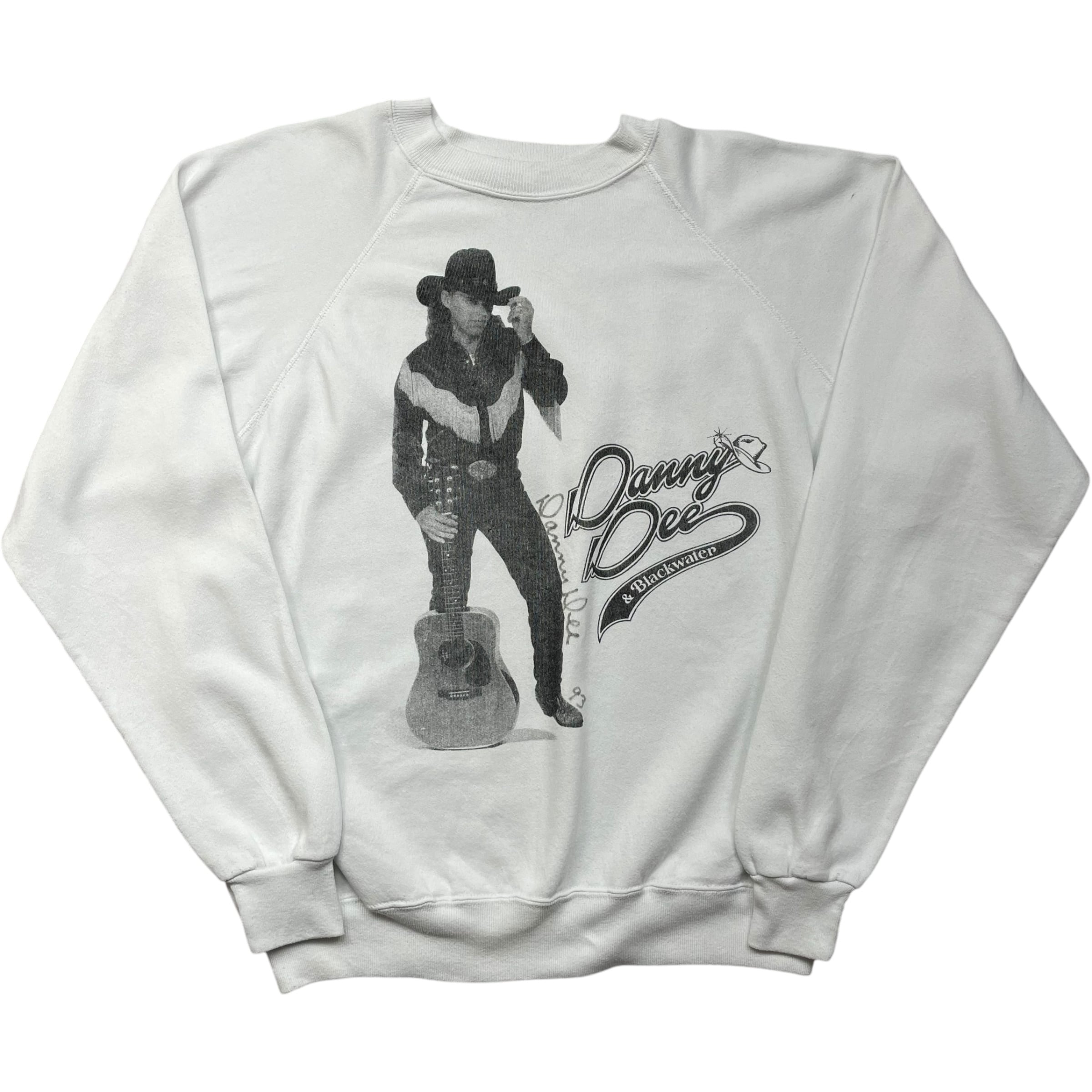 《XL》Hanes ヘインズ Danny Dee プリント スウェット ラグラン USA製 90年代 vintage no.5624