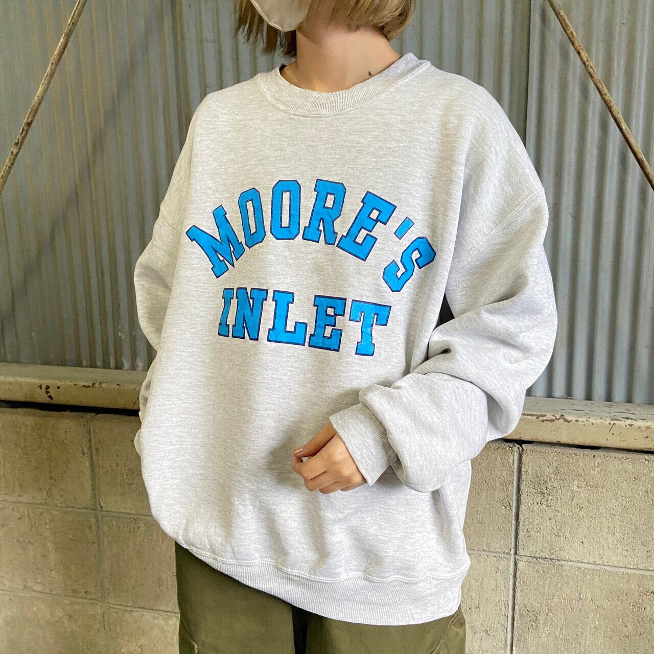 古着 70s〜80s カレッジスウェット ミズーリ ラバープリント フェード