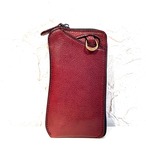 GrooverLeather L Zipper Wallet Ｌ型ジッパーウォレット　GLW-110H ボルドー イタリアンレザー 財布　革製品　革小物