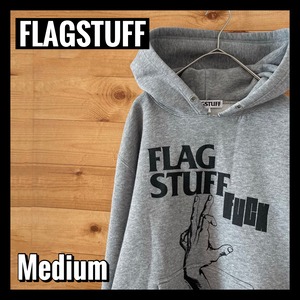 【FLAGSTUFF】BLACKFLAG スウェット フーディ パーカー ブラックフラッグ M