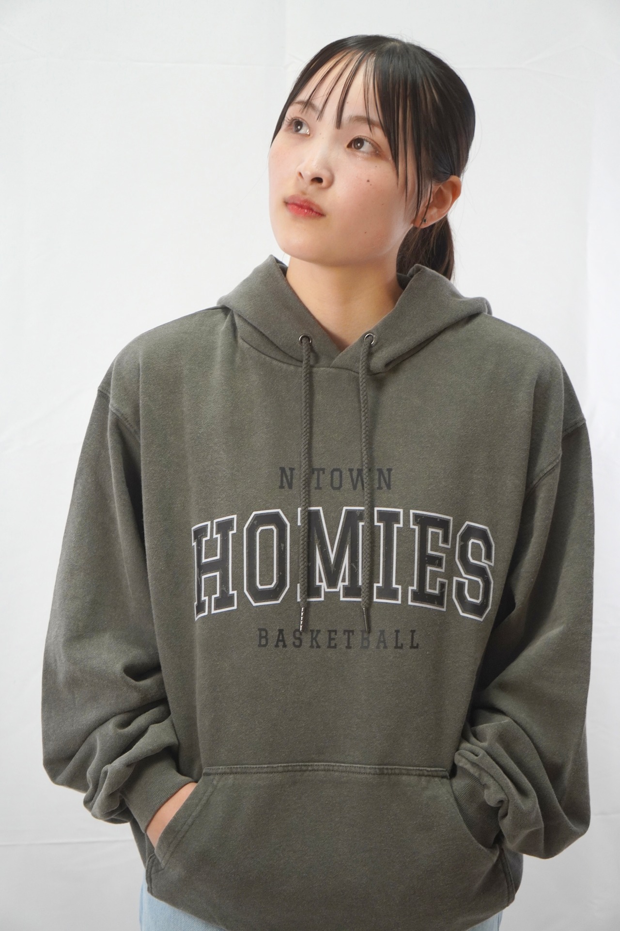 【受注生産】OLD SIGNATURE HOODIE color Fade grey - 2