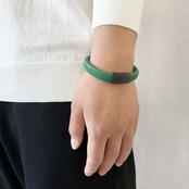 Color Leather Bracelet〈316L〉