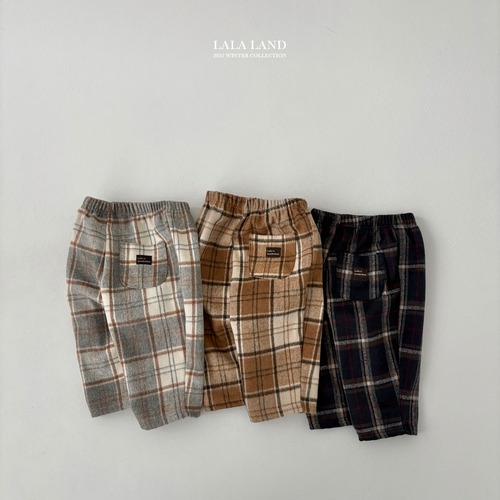 【予約】Baguette Check Pants